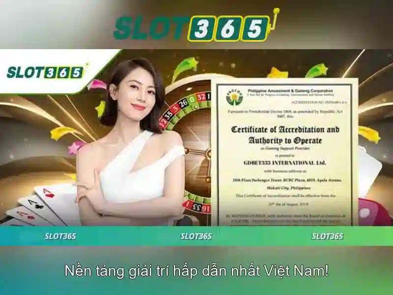 Slot365: Đánh giá và hướng dẫn chơi slot trực tuyến Giao diện nhà cái hoàn hảo